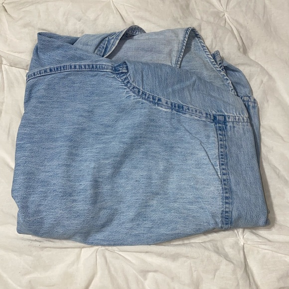 Marlboro Medium Long Denim Shirt Men’s vintage - Picture 3 of 4